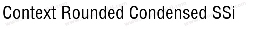 Context Rounded Condensed SSi Normal字体转换